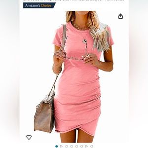 Amazon Brand - Bodycon T Shirt Dress